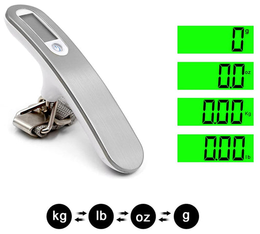 Baeskii Luggage Scale High Precision Digital luggage weight scale, Backlight Hanging Luggage Scale for suitcases, Portable Scale, MAX 110lb/50kg Suitcase Scale for Travel, Travel Accessories and Gifts