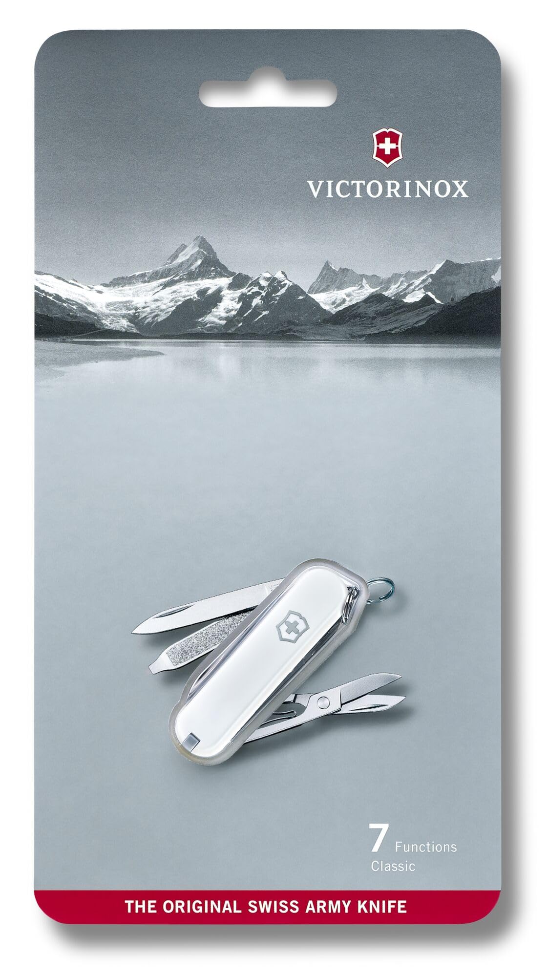 VICTORINOX CLASSIC SD SMALL POCKET KNIVES 0.6223.7 WHITE Swiss made pocket knife with 7 functions