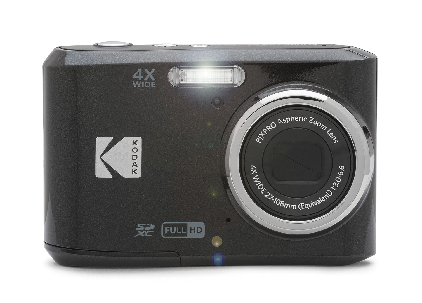 Kodak PixPro FZ45-BK 16MP 4x Optical Zoom 27mm Wide Angle 1080p Full HD 2.7" LCD Digital Camera (Black)