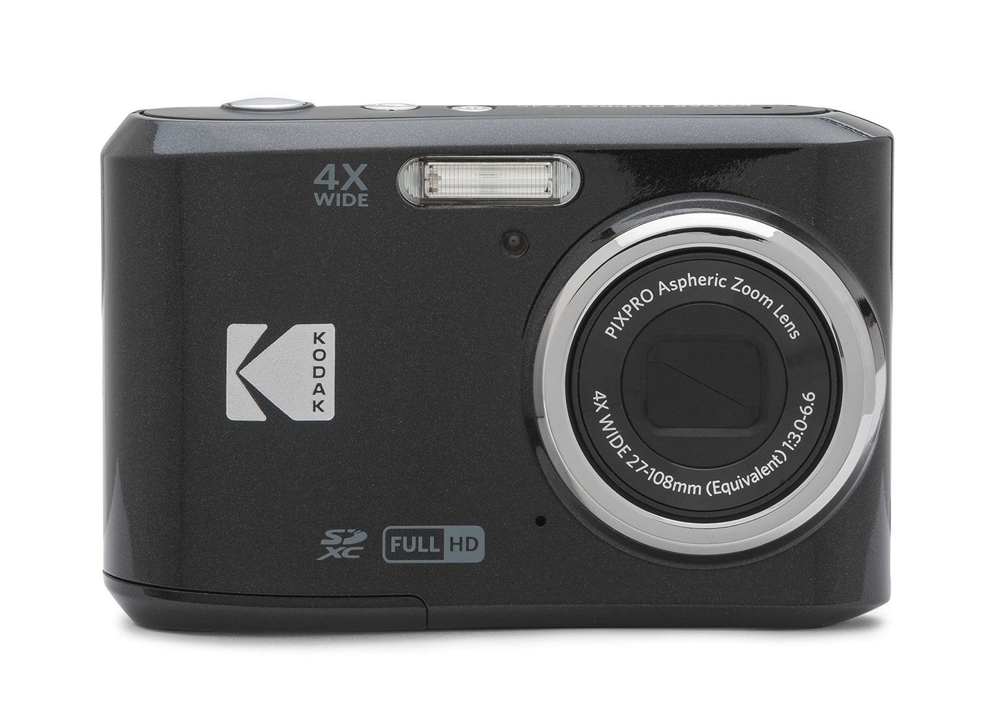 Kodak PixPro FZ45-BK 16MP 4x Optical Zoom 27mm Wide Angle 1080p Full HD 2.7" LCD Digital Camera (Black)