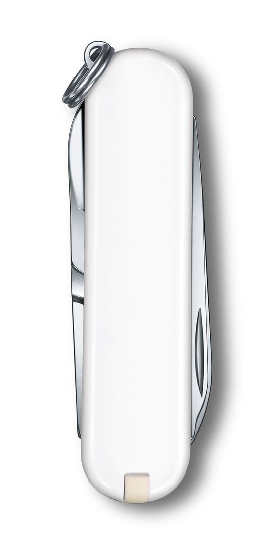 VICTORINOX CLASSIC SD SMALL POCKET KNIVES 0.6223.7 WHITE Swiss made pocket knife with 7 functions