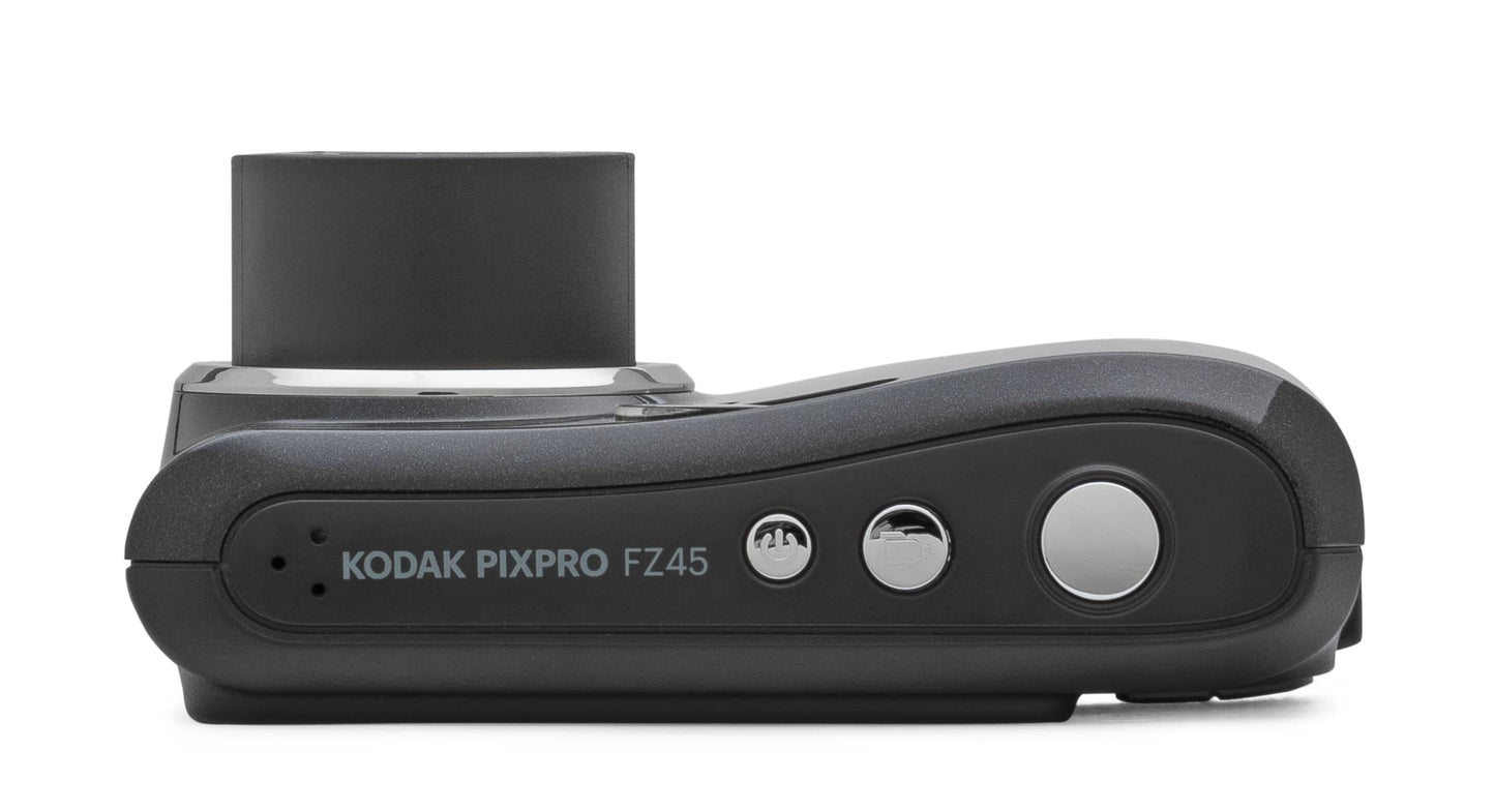 Kodak PixPro FZ45-BK 16MP 4x Optical Zoom 27mm Wide Angle 1080p Full HD 2.7" LCD Digital Camera (Black)