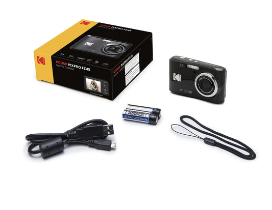 Kodak PixPro FZ45-BK 16MP 4x Optical Zoom 27mm Wide Angle 1080p Full HD 2.7" LCD Digital Camera (Black)
