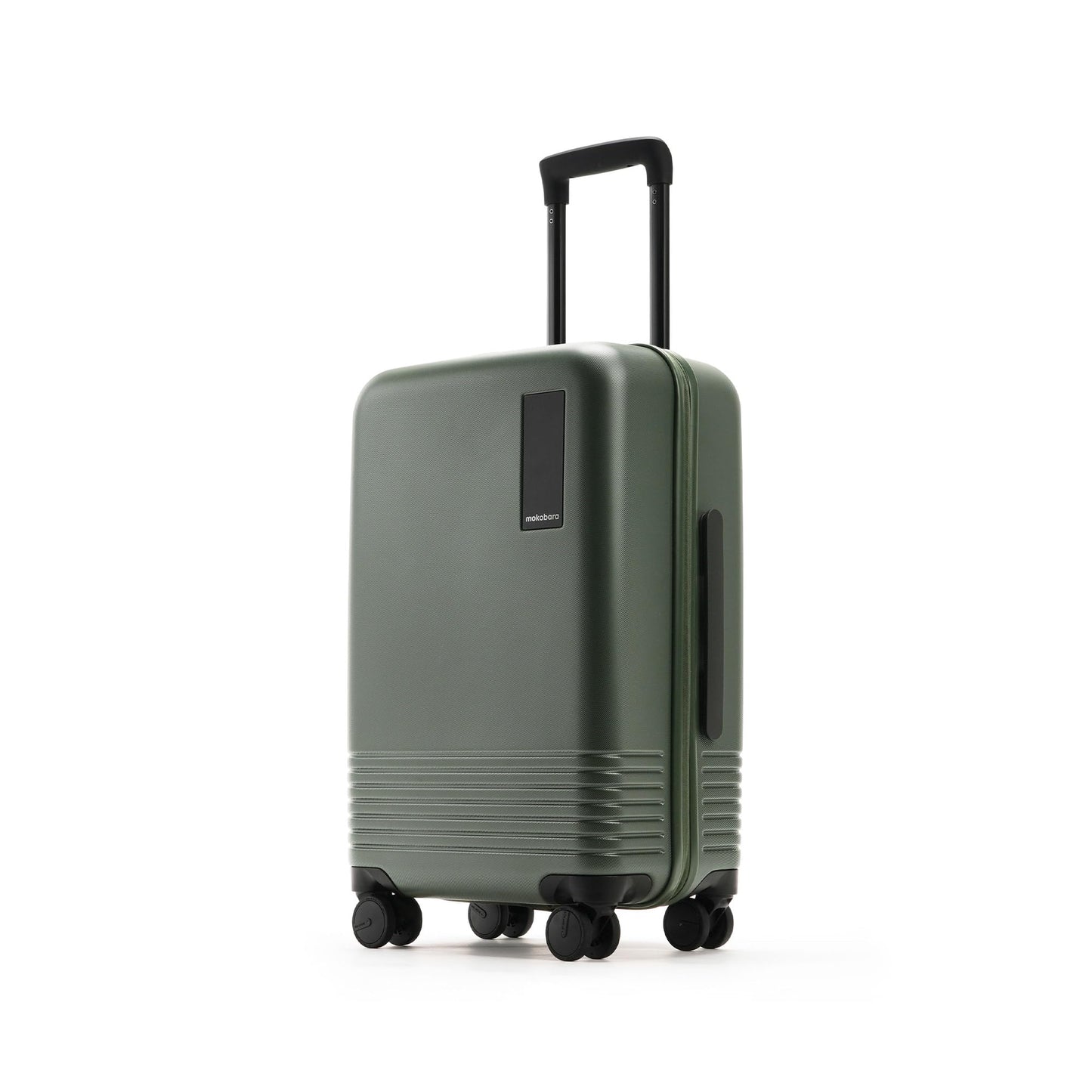 Mokopara The Cabin 58cm Iconic Range Hardside German Polycarbonate Luggage with 8 Hinomoto Spinner Wheels - Sea Green (Dark Green)